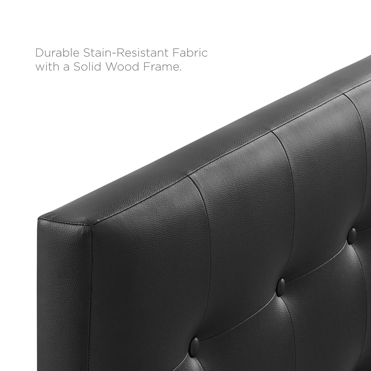 Emily Upholstered Vinyl Full Headboard