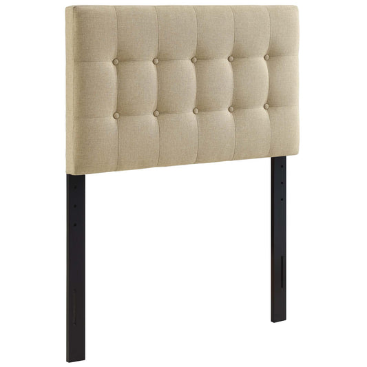 Emily Upholstered Fabric Twin Headboard