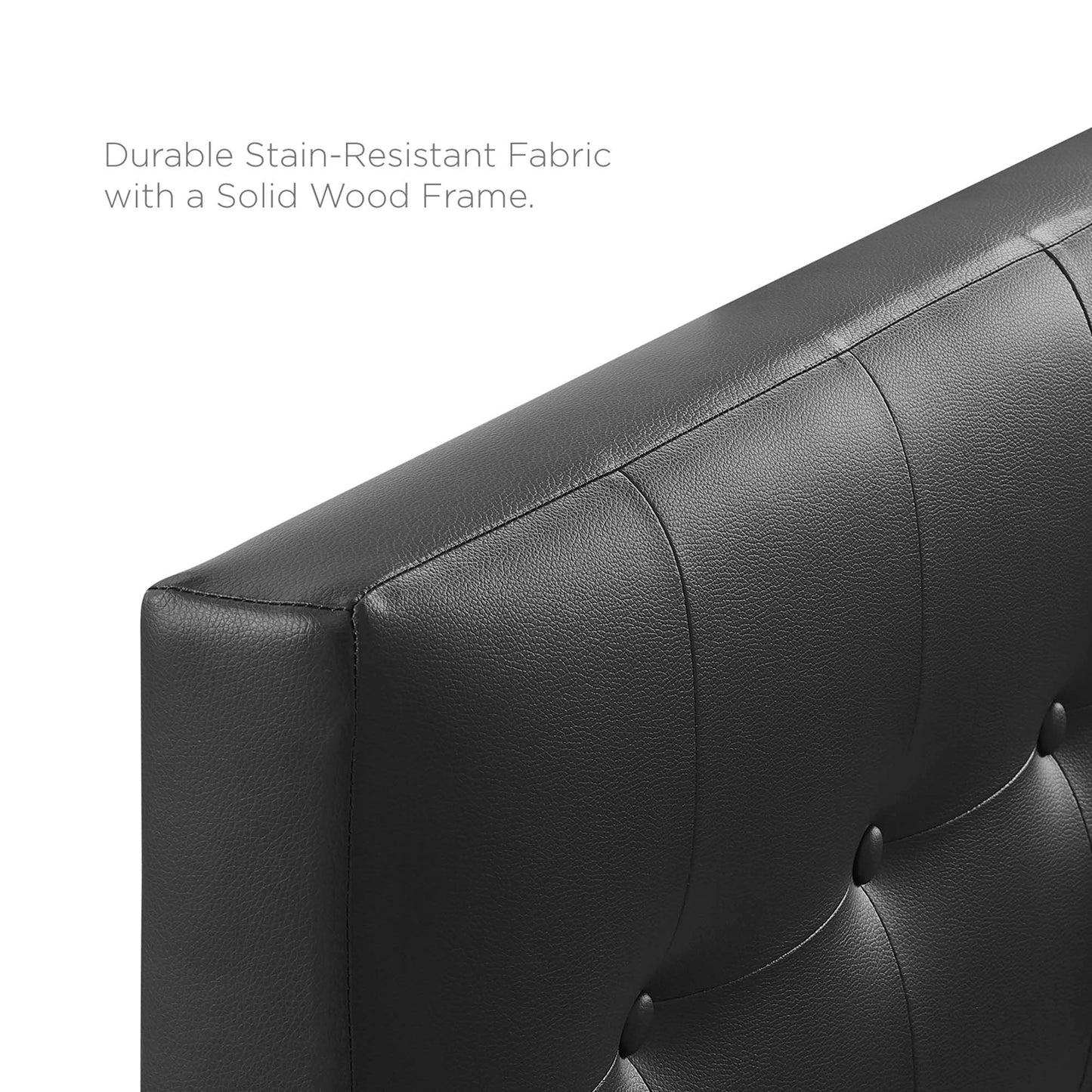 Emily Upholstered Vinyl Twin Headboard