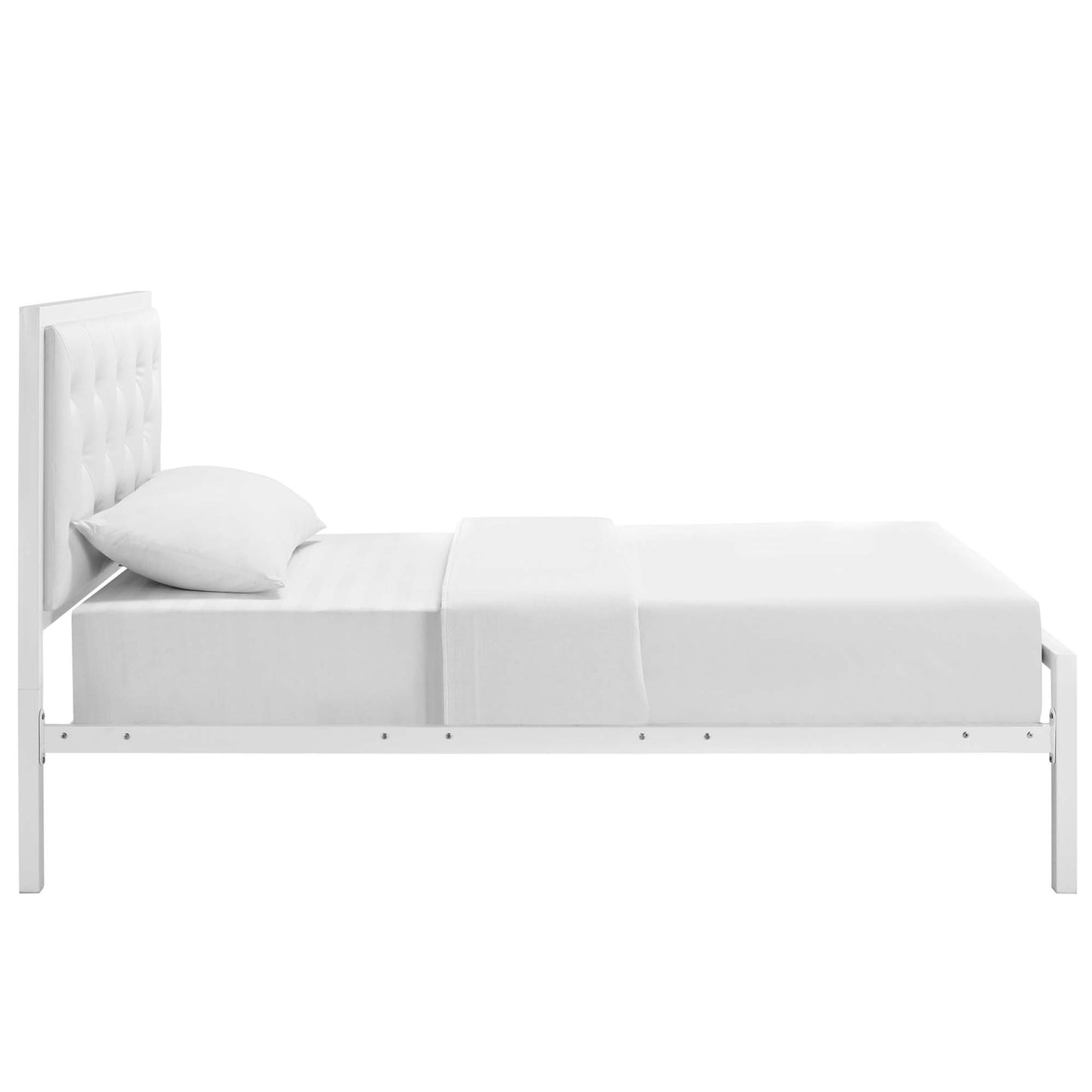 Mia Vinyl Twin Bed