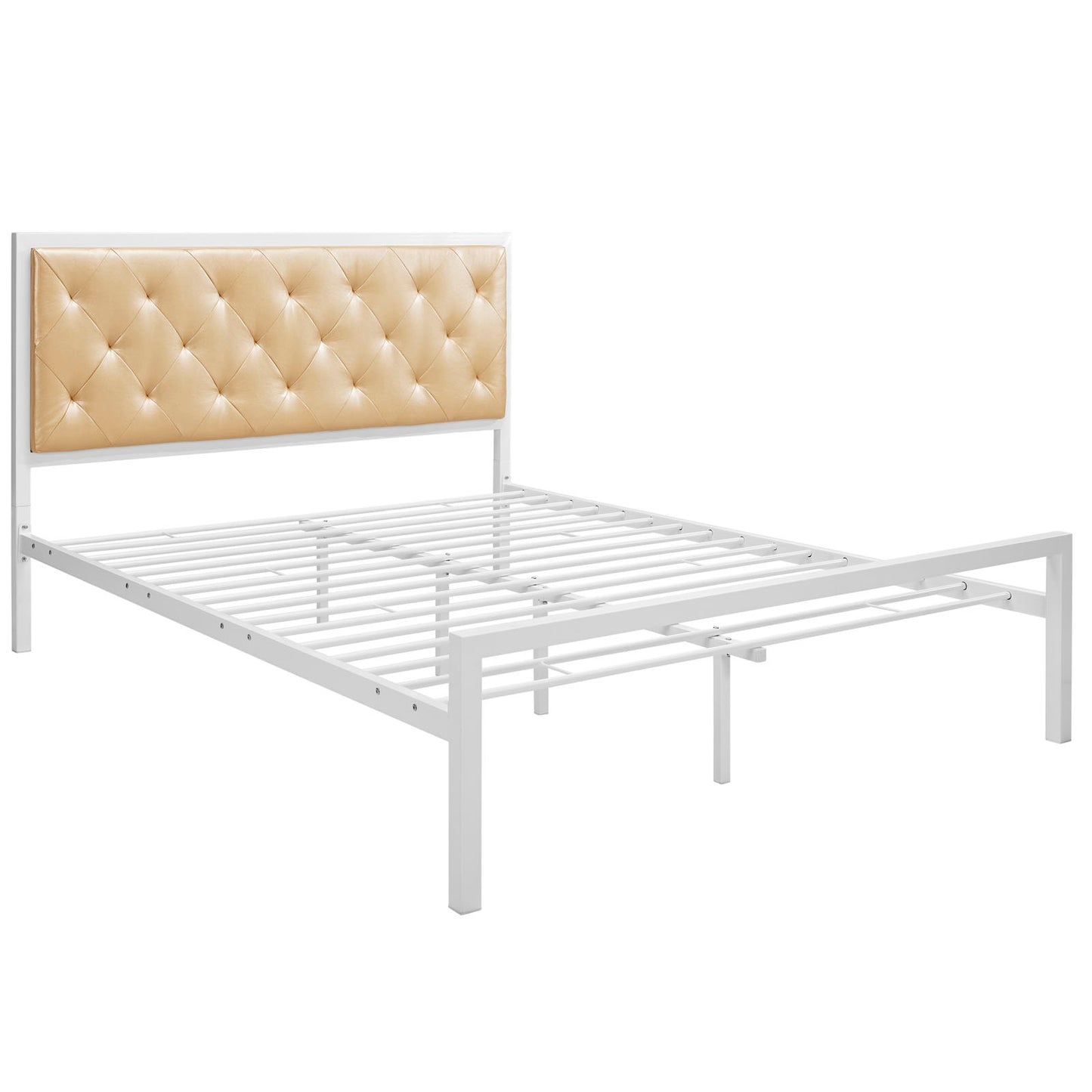 Mia Vinyl Queen Bed