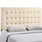 Tinble Upholstered Fabric Queen Headboard