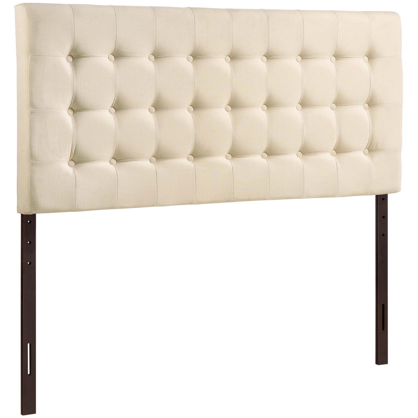 Tinble Upholstered Fabric Queen Headboard