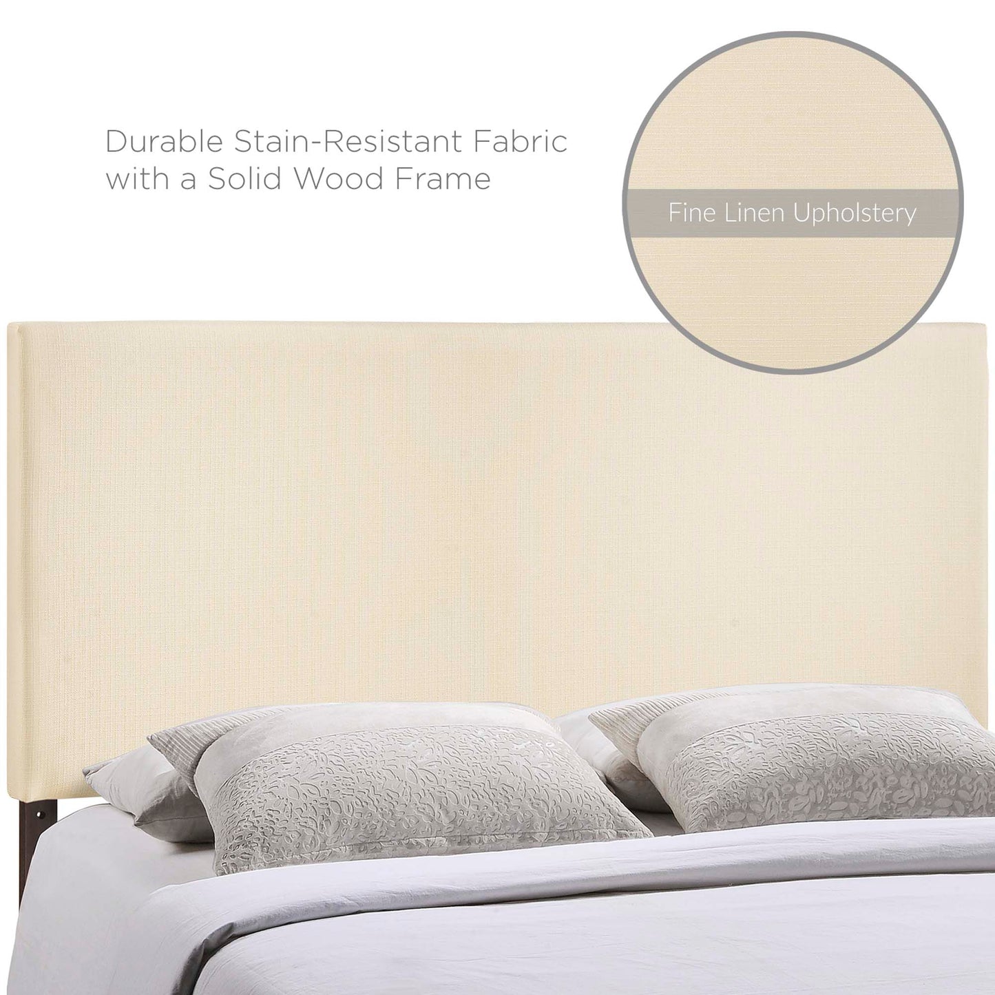 Region Upholstered Fabric King Headboard