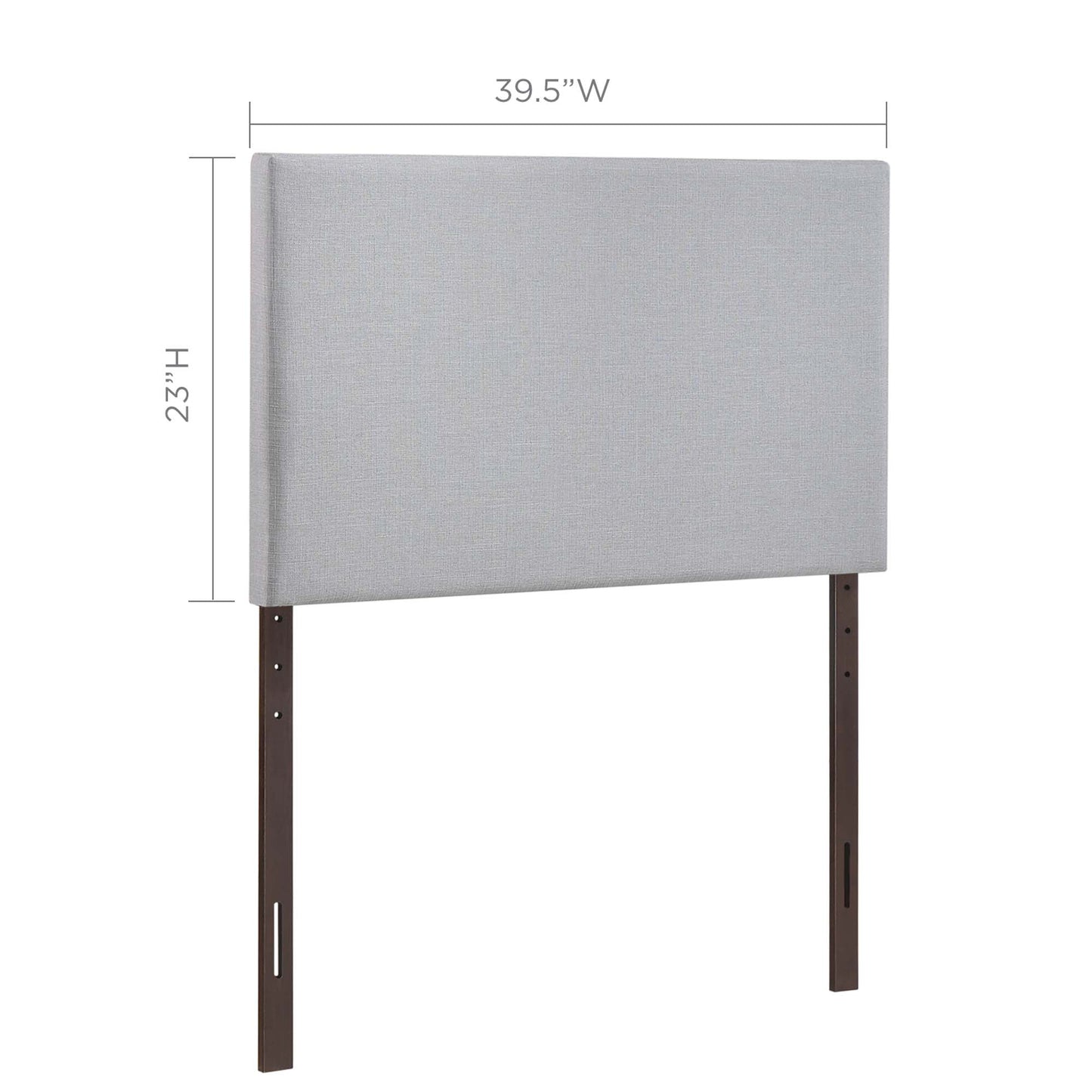 Region Upholstered Fabric Twin Headboard