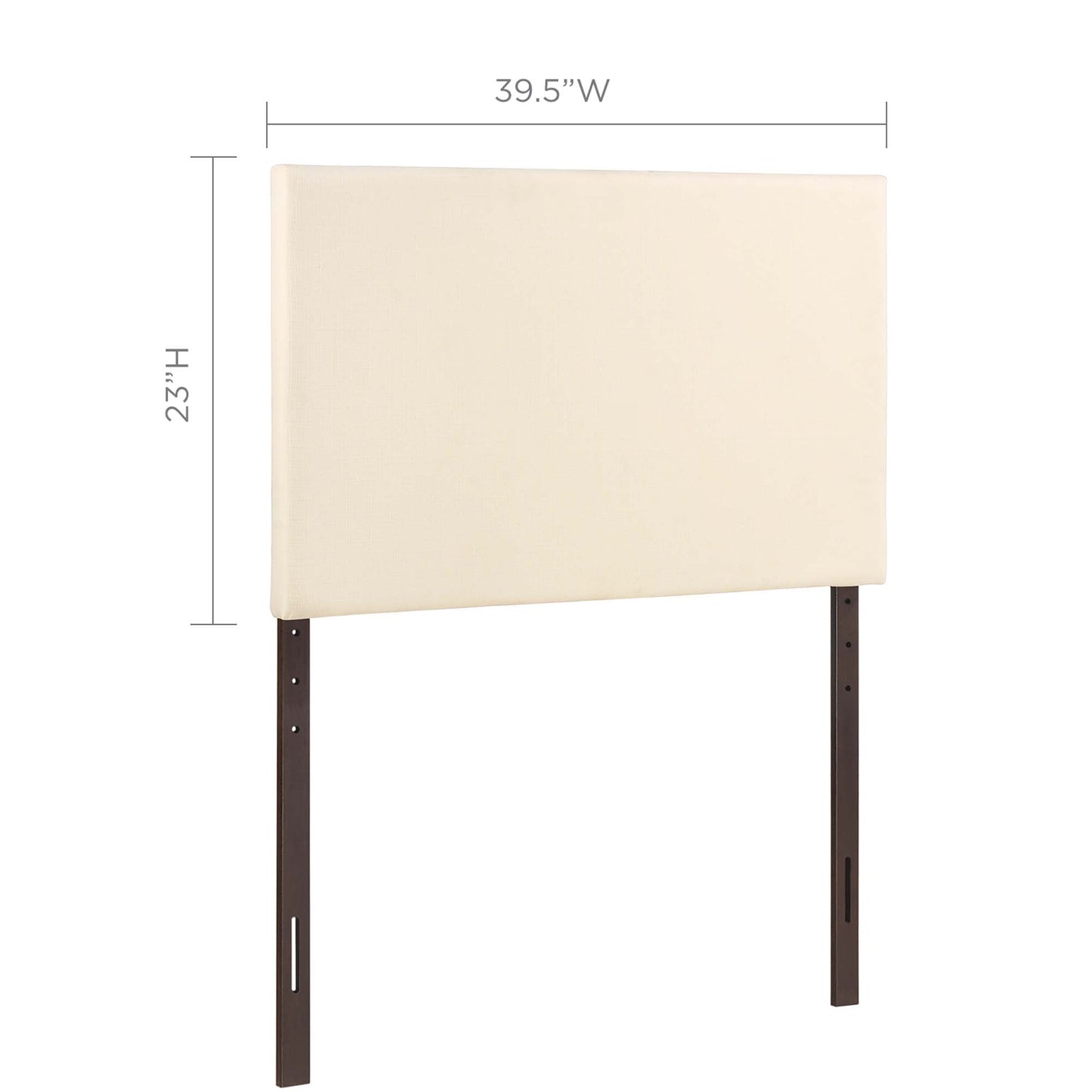 Region Upholstered Fabric Twin Headboard