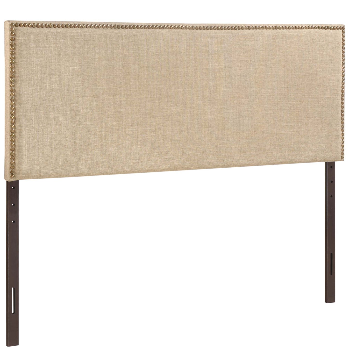 Region Nailhead Upholstered Queen Headboard