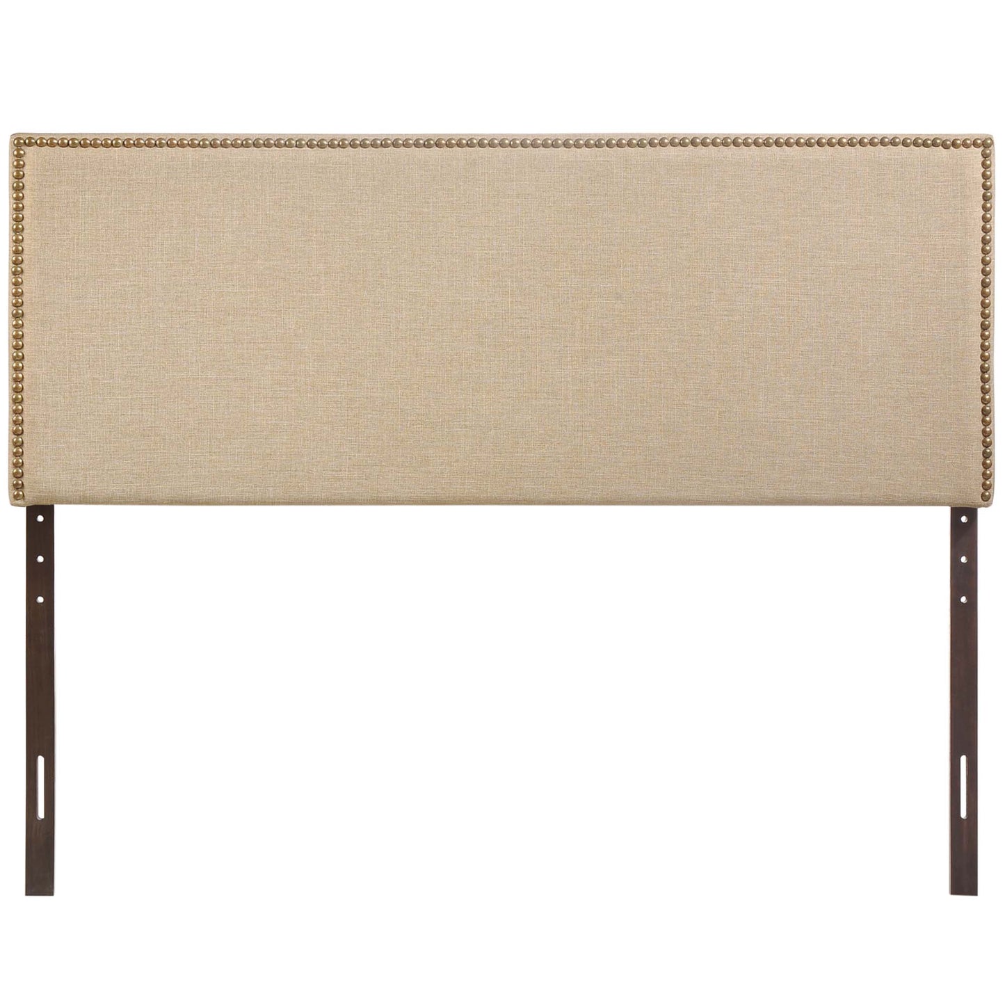 Region Nailhead Upholstered Queen Headboard