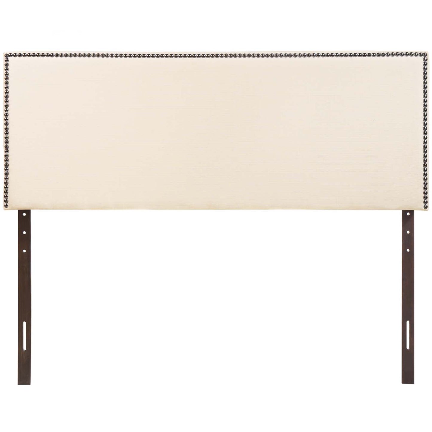 Region Nailhead Upholstered Queen Headboard