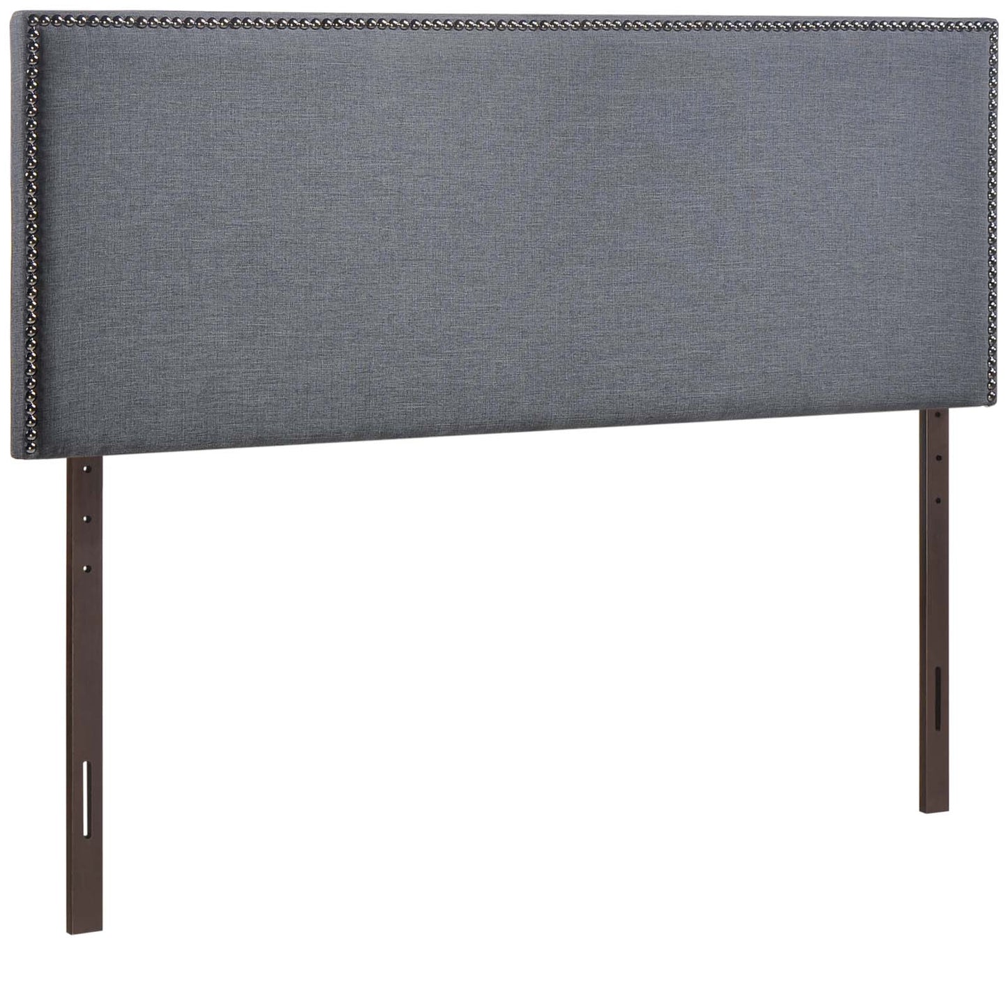 Region Nailhead Upholstered Queen Headboard