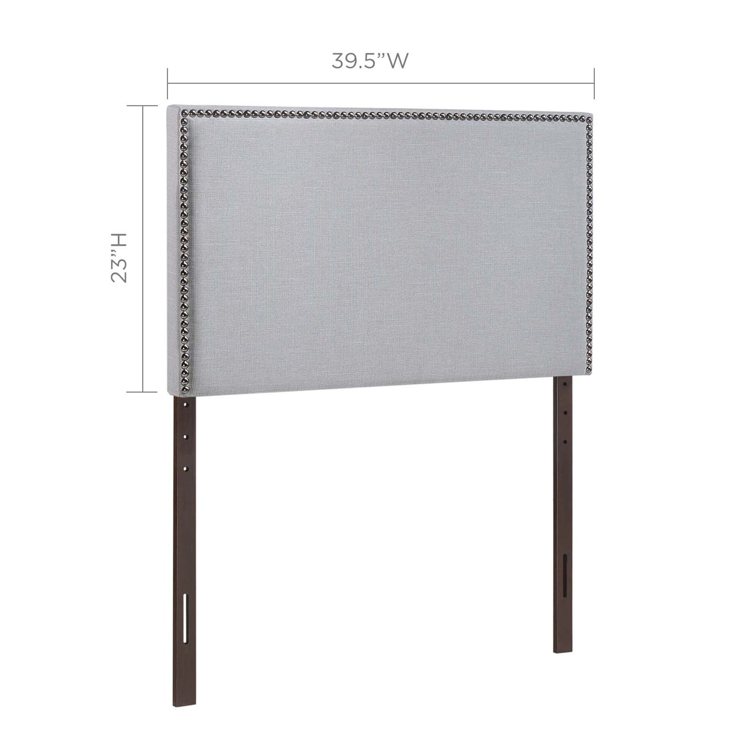 Region Nailhead Upholstered Twin Headboard