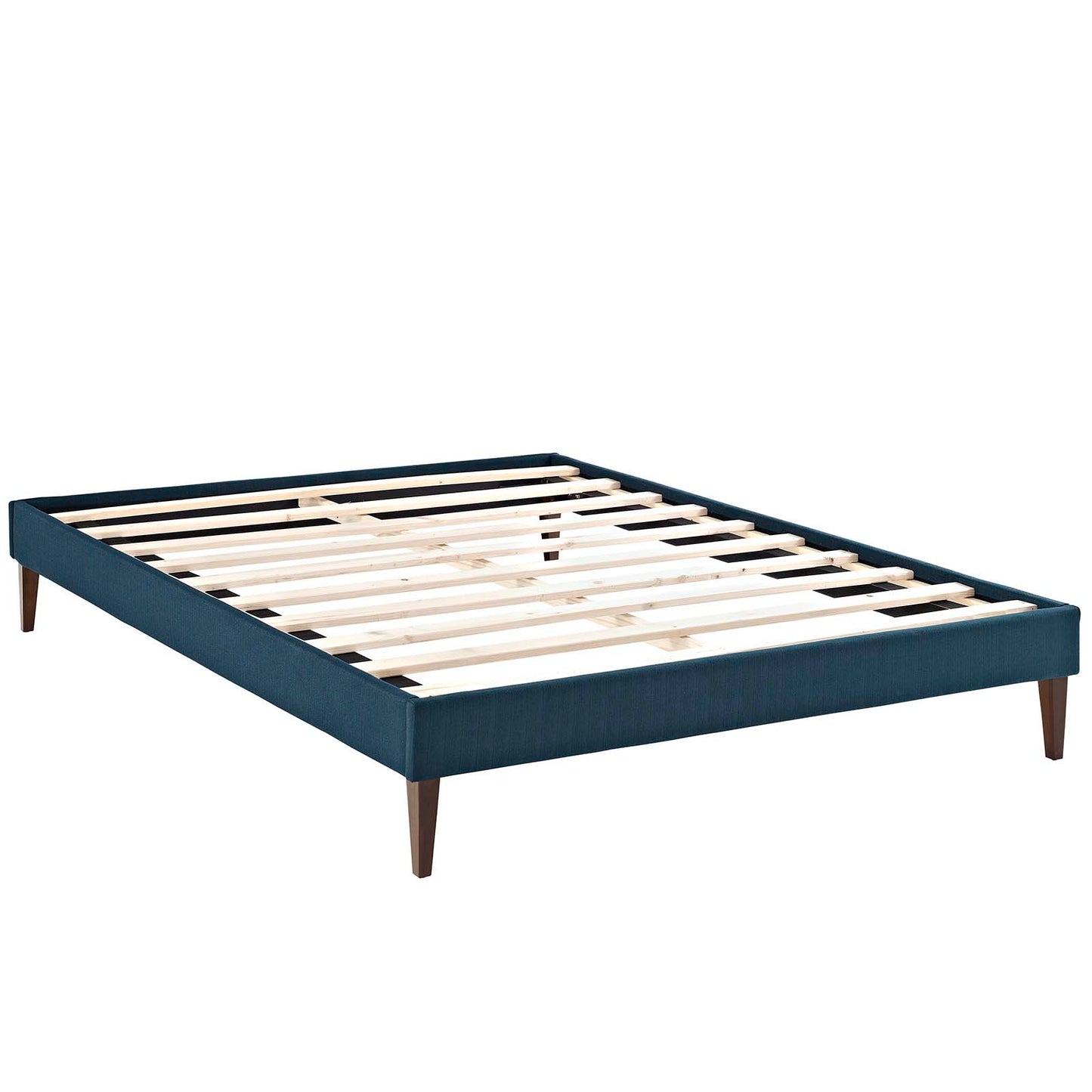 Sharon Fabric Full Bed Frame with Squared Tapered Legs