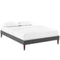 Sharon Fabric Full Bed Frame with Squared Tapered Legs