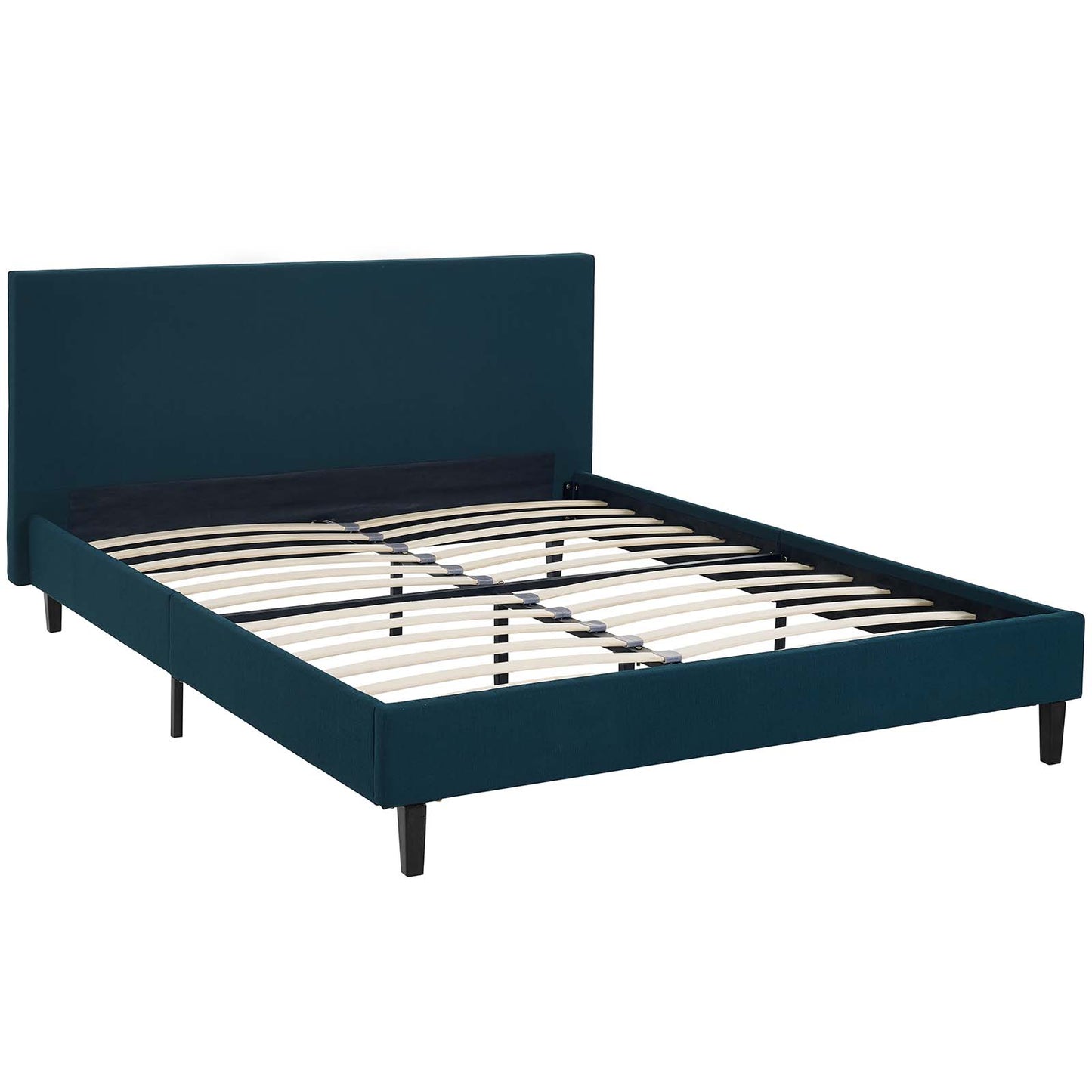 Cama Queen de tela Anya de Modway