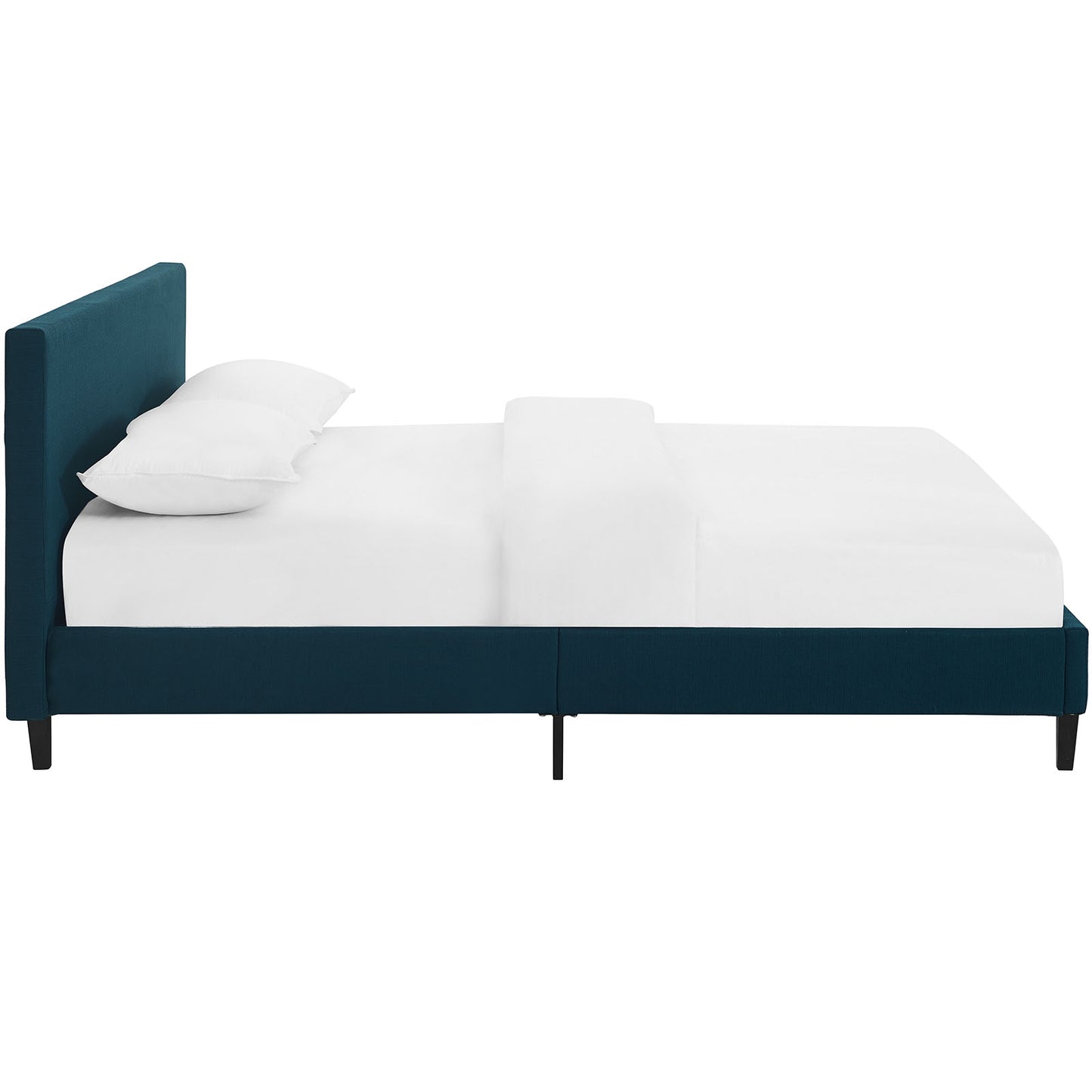 Cama Queen de tela Anya de Modway