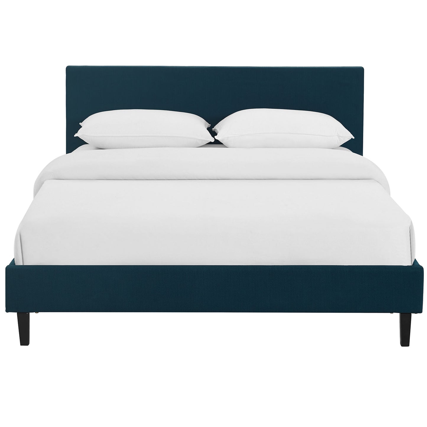 Cama Queen de tela Anya de Modway