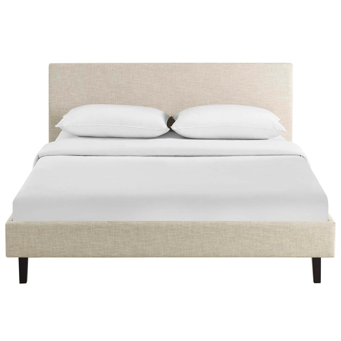 Cama Queen de tela Anya de Modway