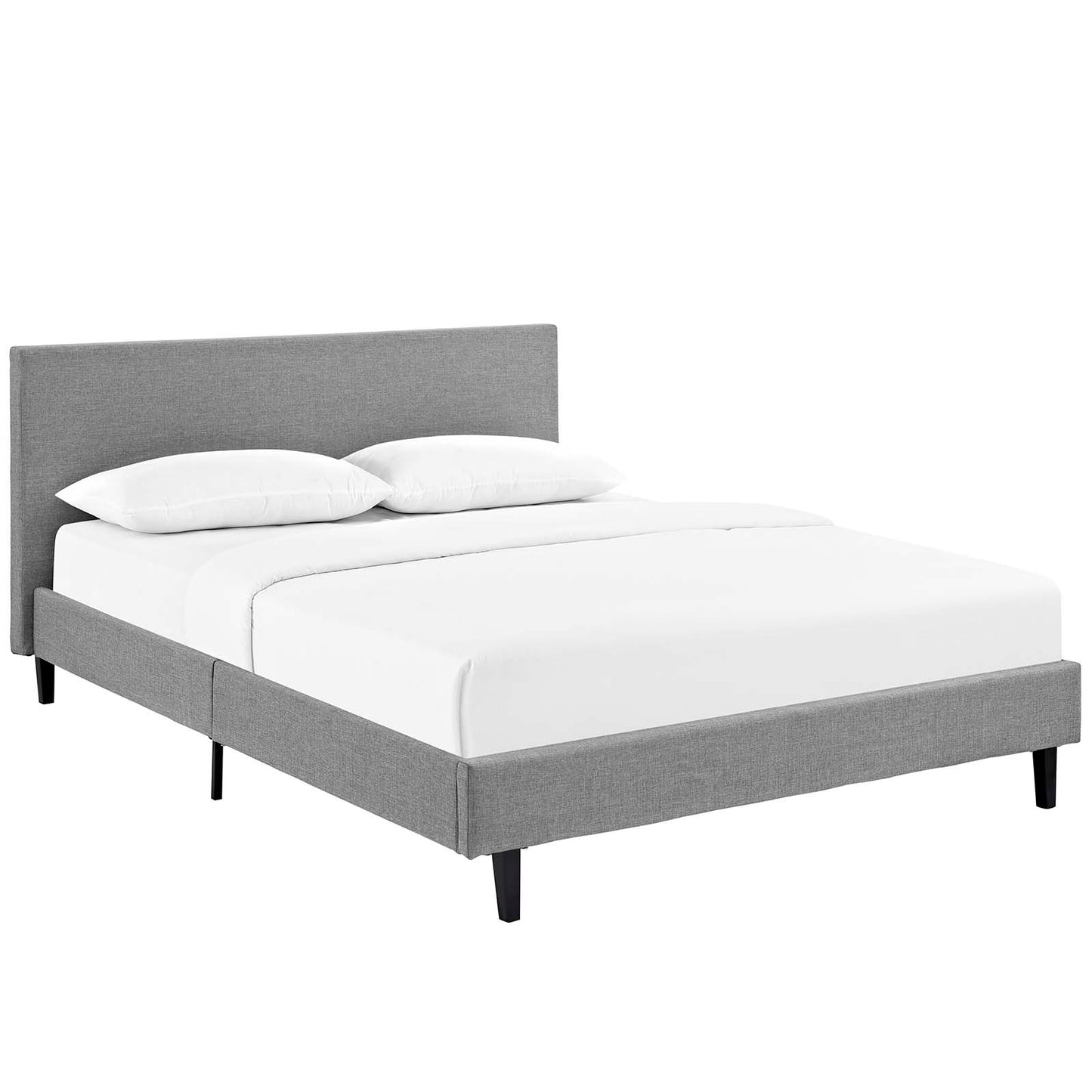 Cama Queen de tela Anya de Modway