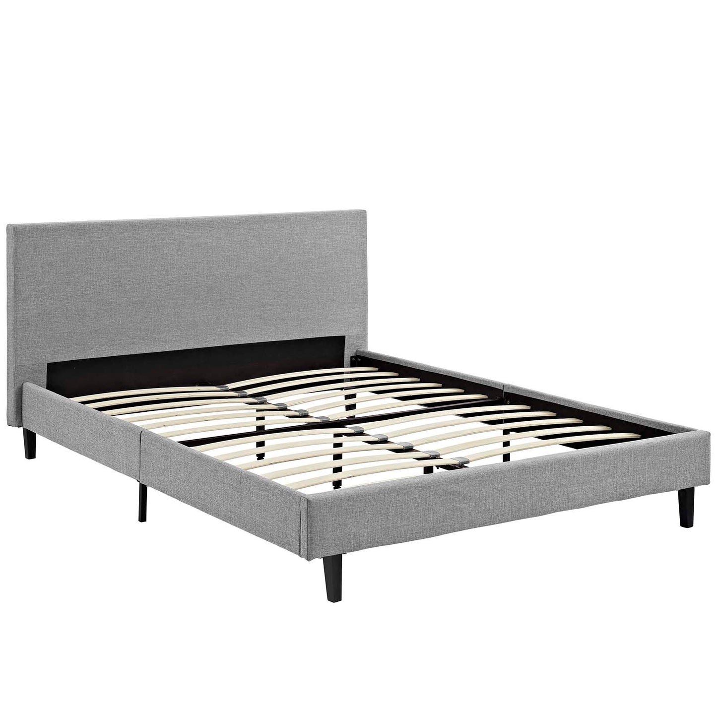 Cama Queen de tela Anya de Modway