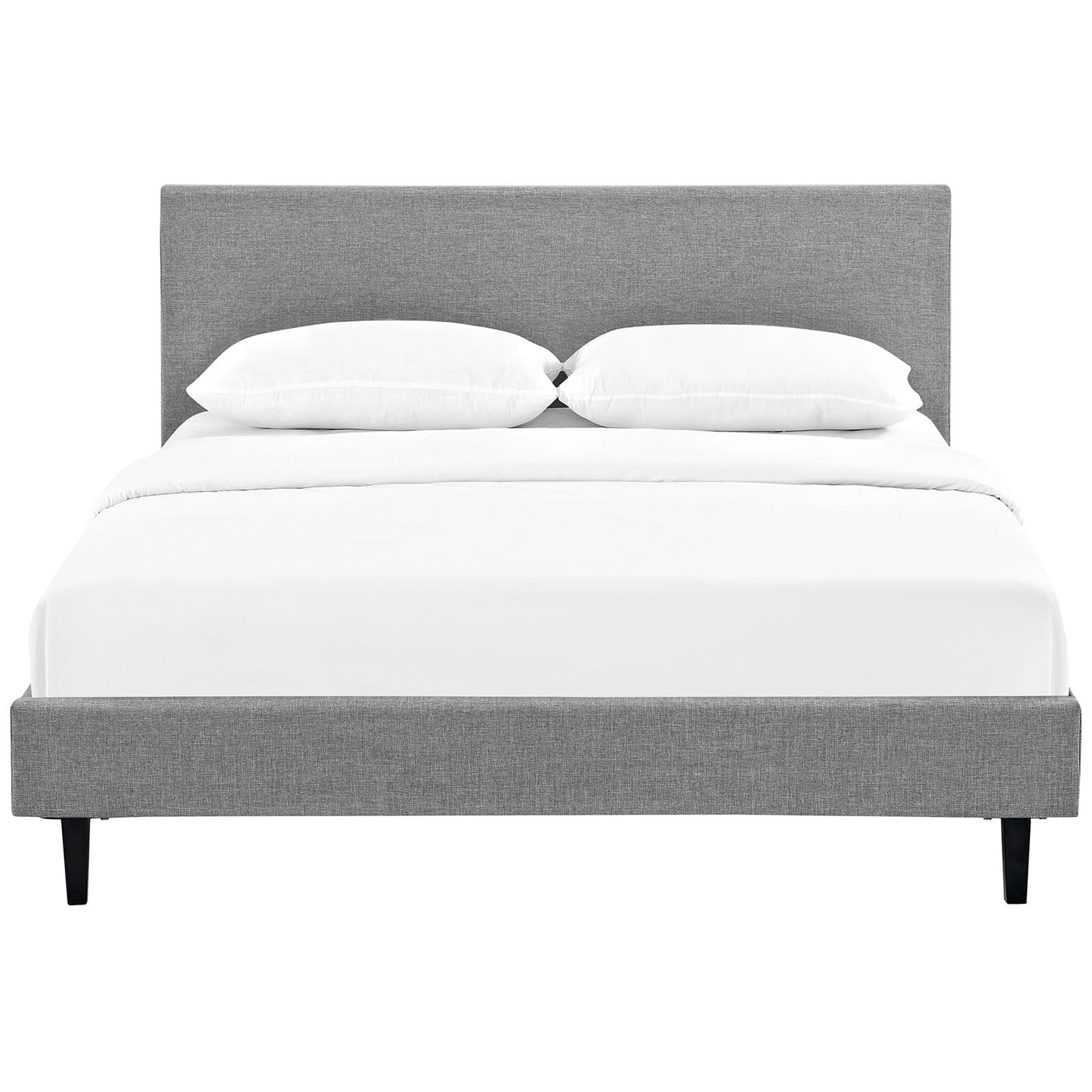 Cama Queen de tela Anya de Modway