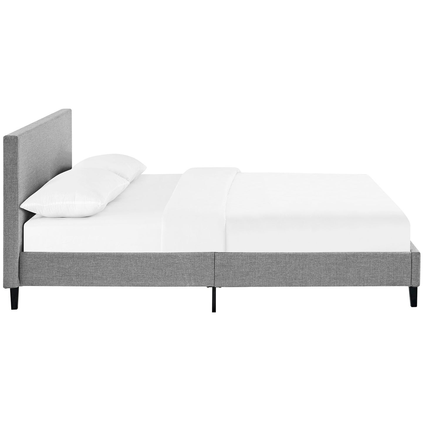 Cama Queen de tela Anya de Modway