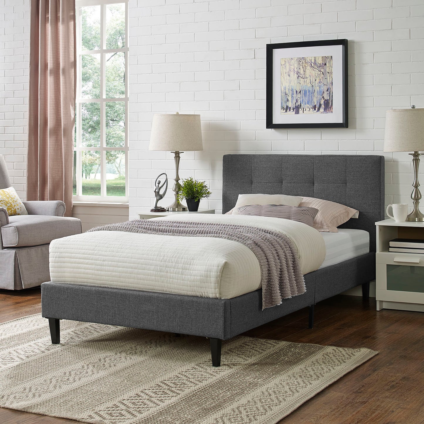 Cama individual Linnea de Modway