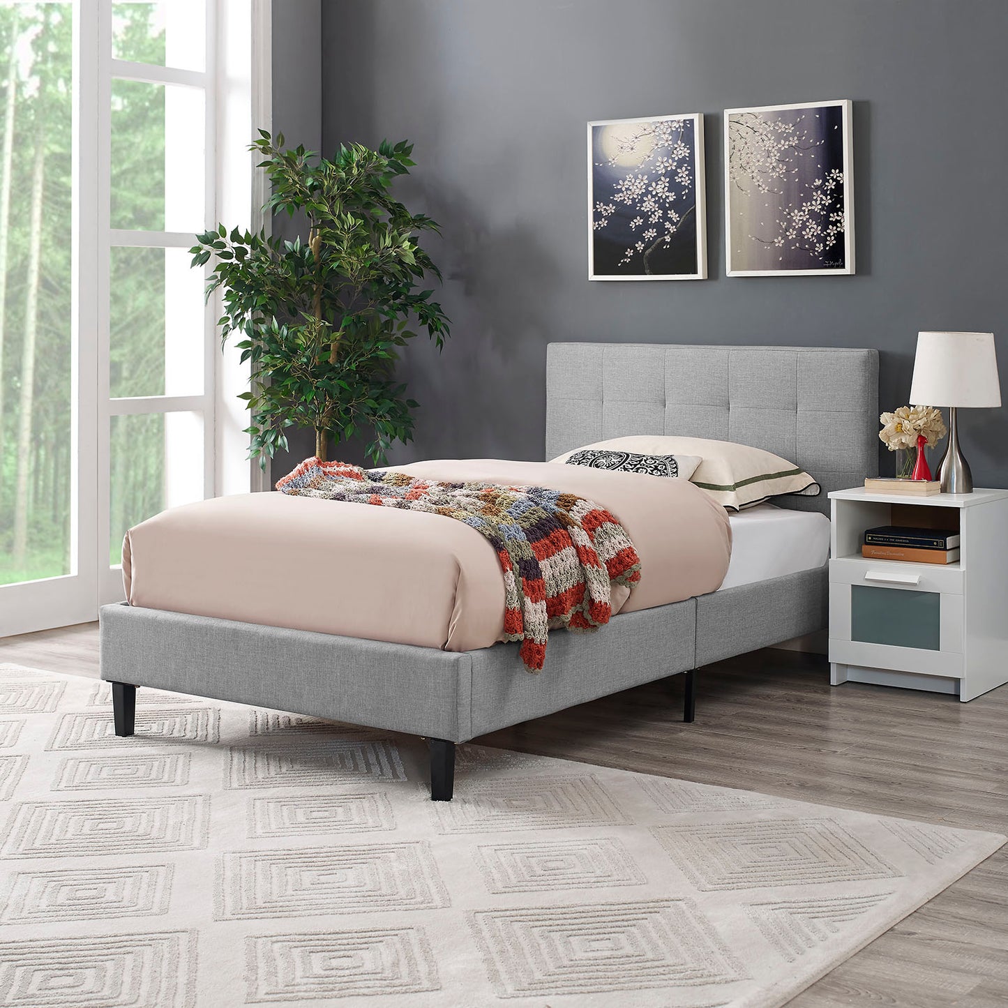 Cama individual Linnea de Modway