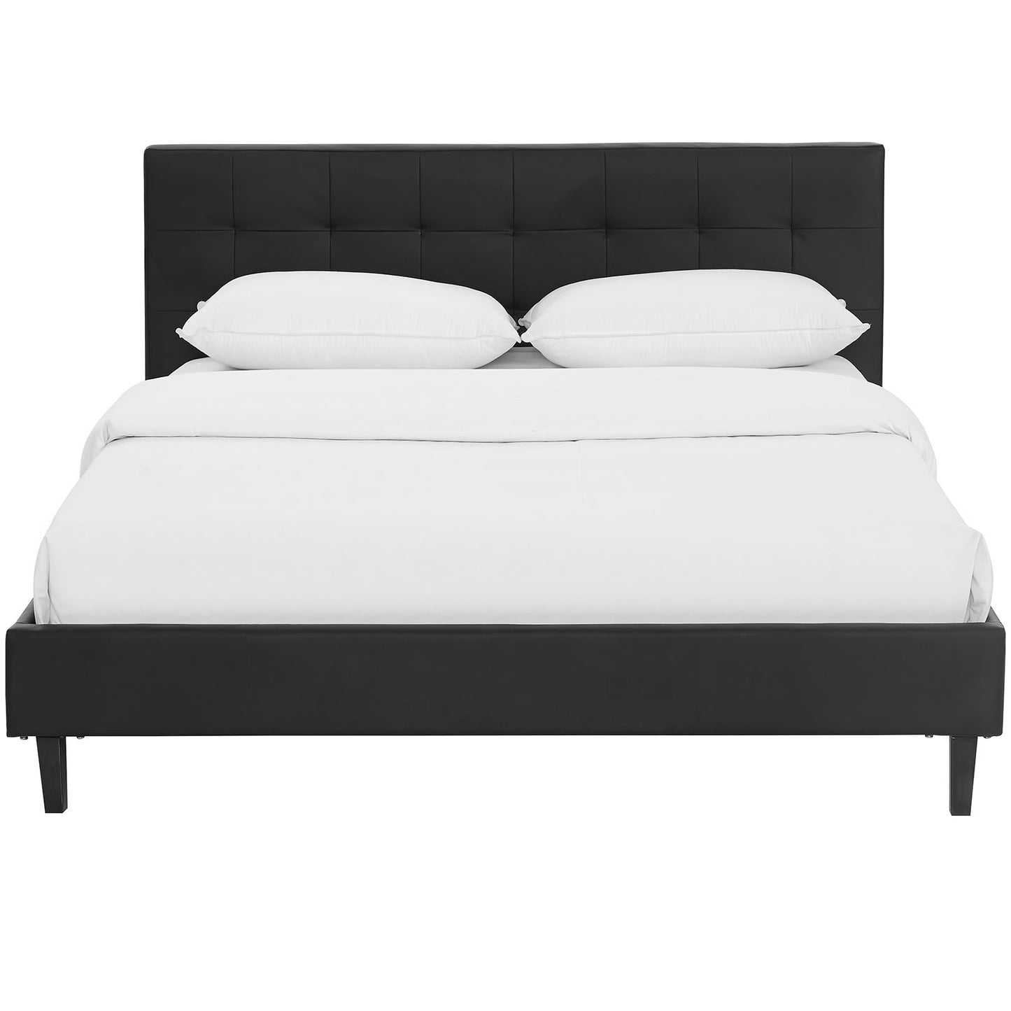 Linnea Faux Leather Queen Bed