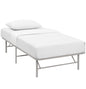 Horizon Stainless Steel Twin Bed Frame