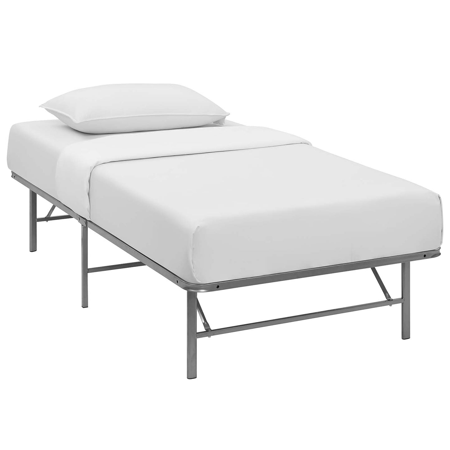 Horizon Stainless Steel Twin Bed Frame