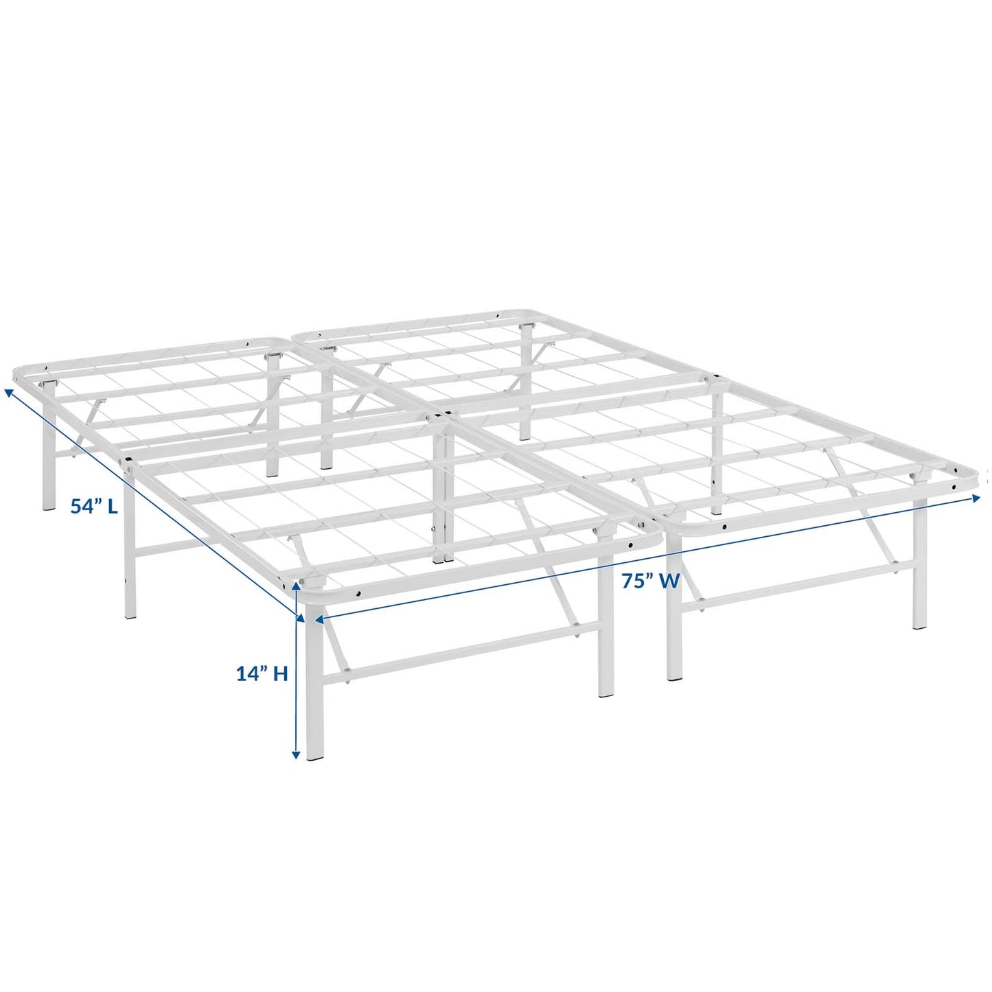 Horizon Stainless Steel Full Bed Frame