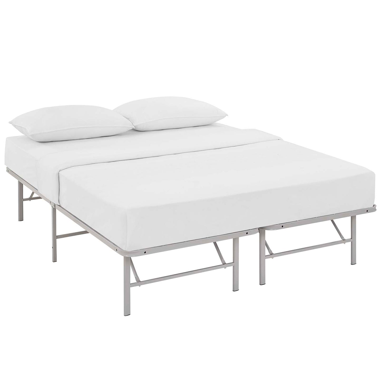 Horizon Stainless Steel Queen Bed Frame