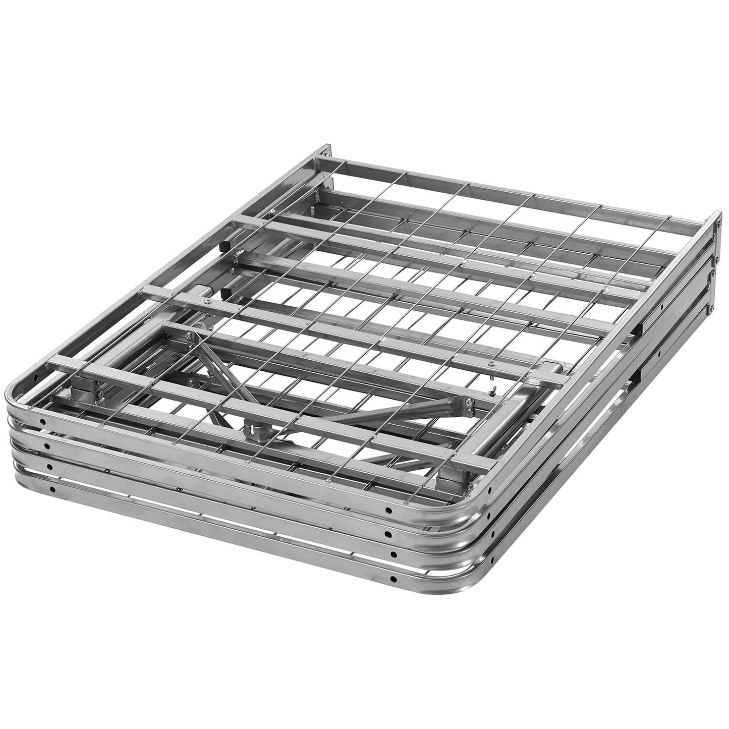 Horizon Stainless Steel Queen Bed Frame