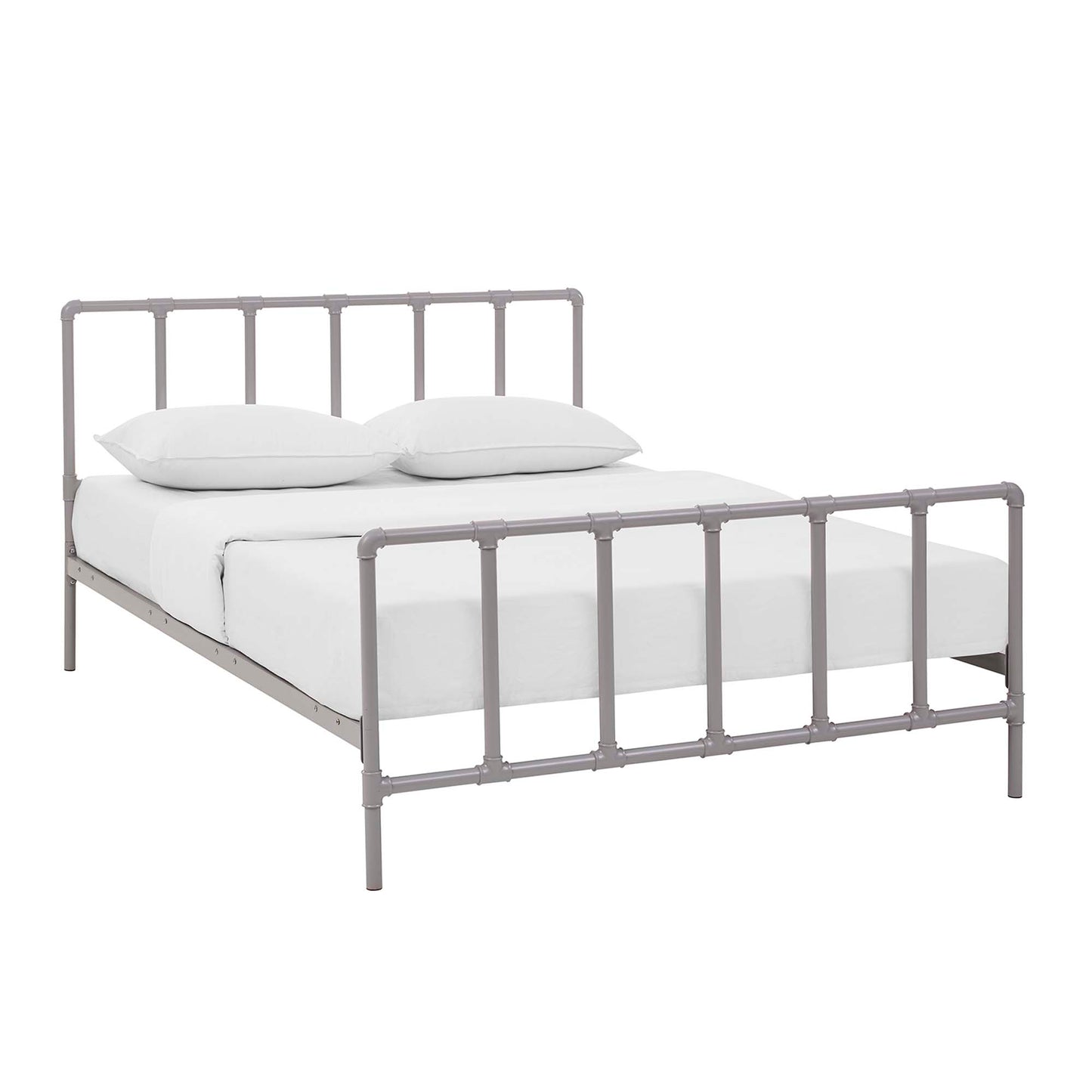 Dower Stainless Steel Queen Bed