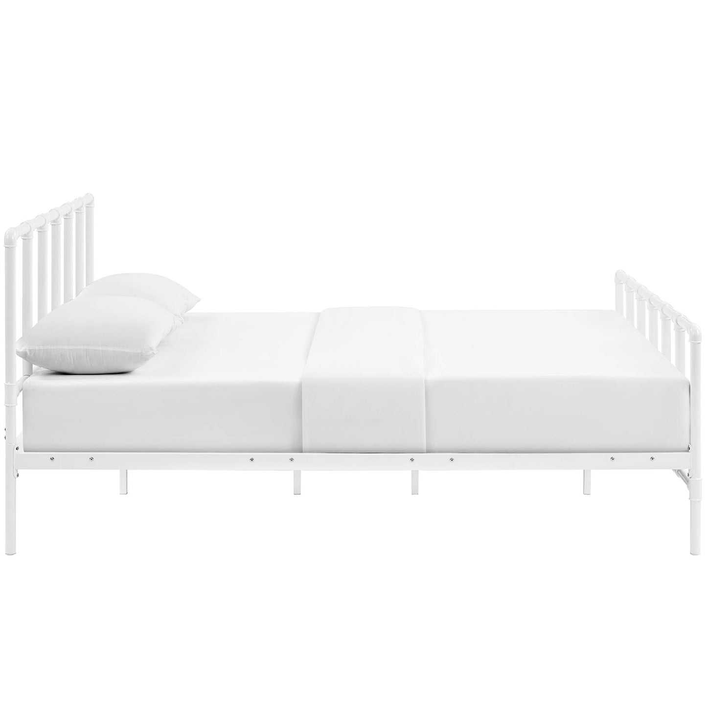 Dower Stainless Steel Queen Bed