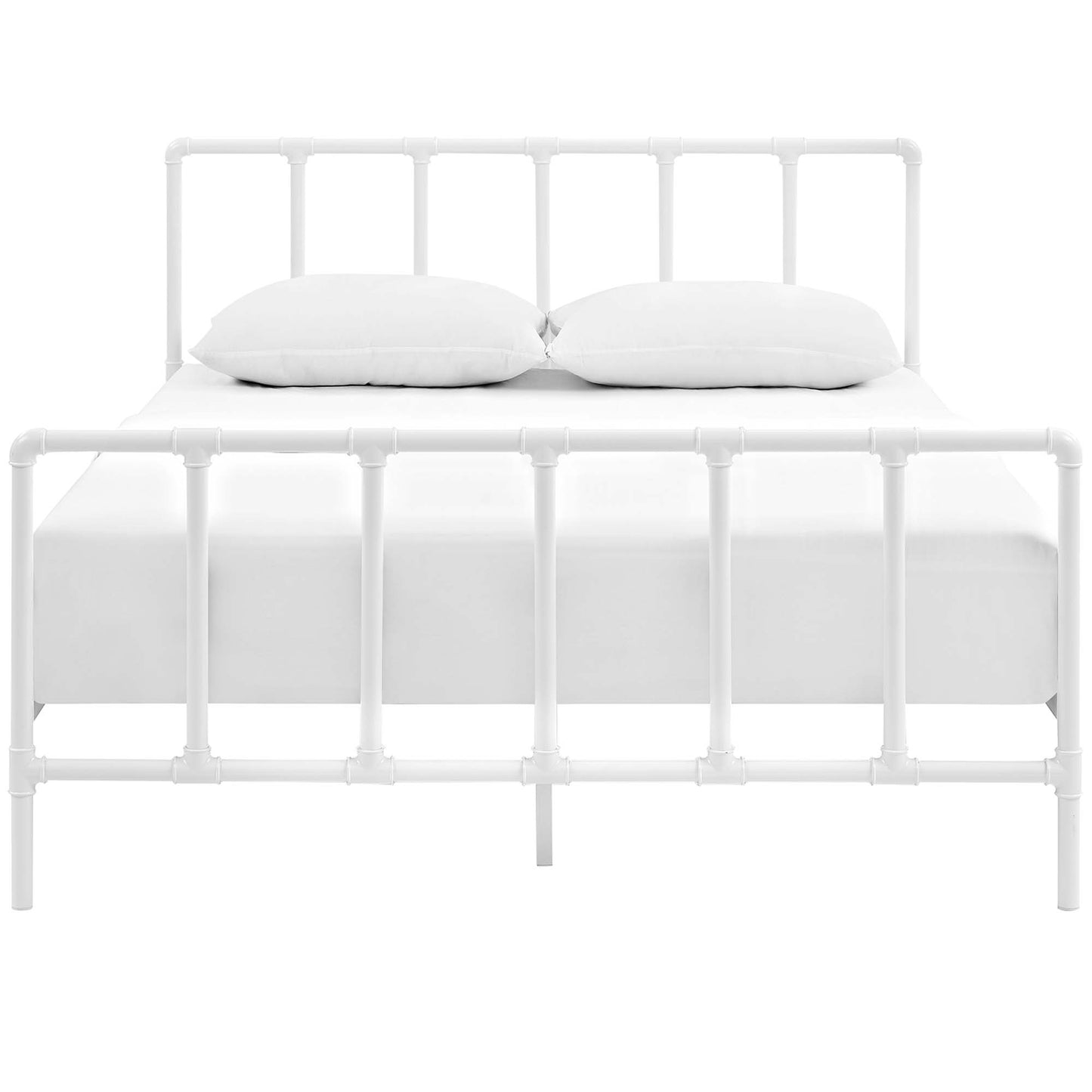 Dower Stainless Steel Queen Bed