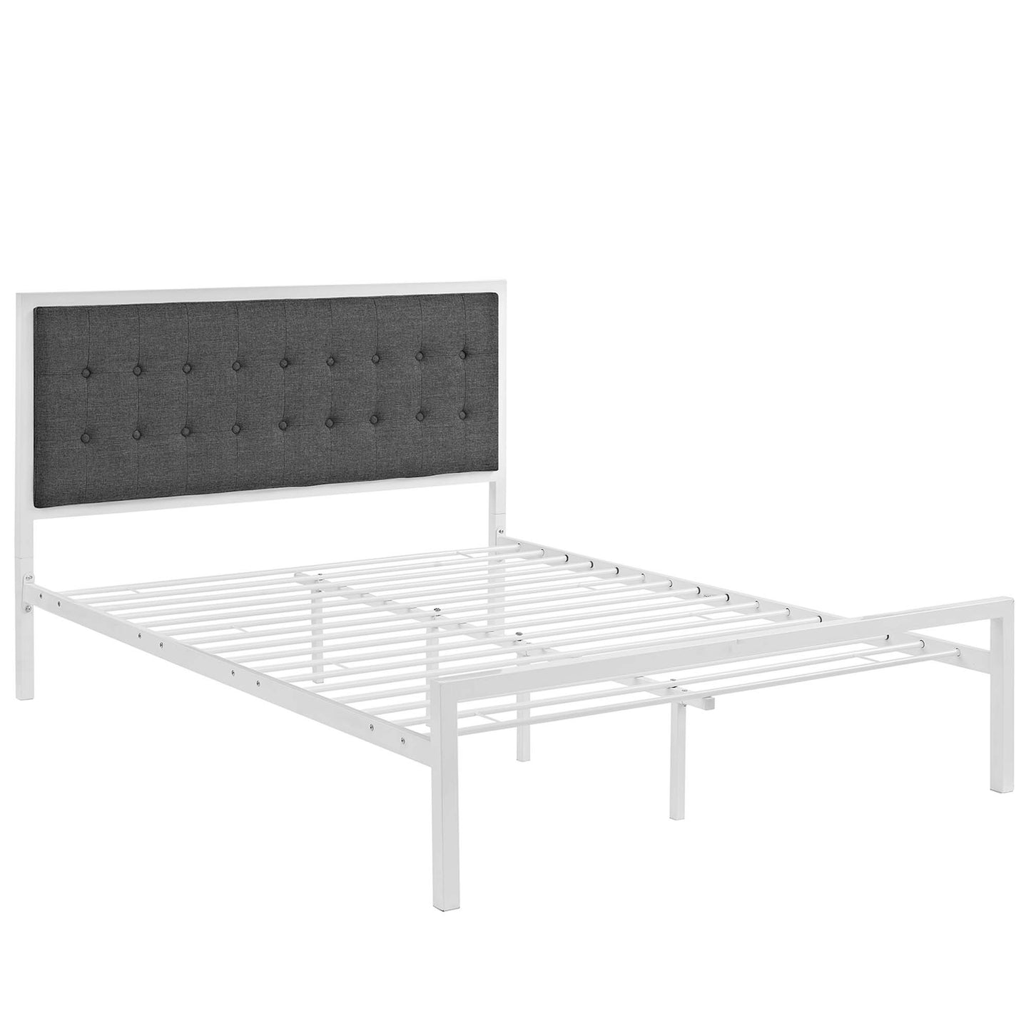 Cama King de tela Millie de Modway