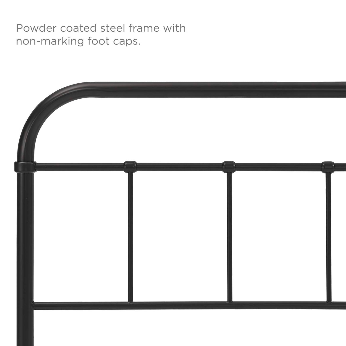 Serena Twin Steel Headboard