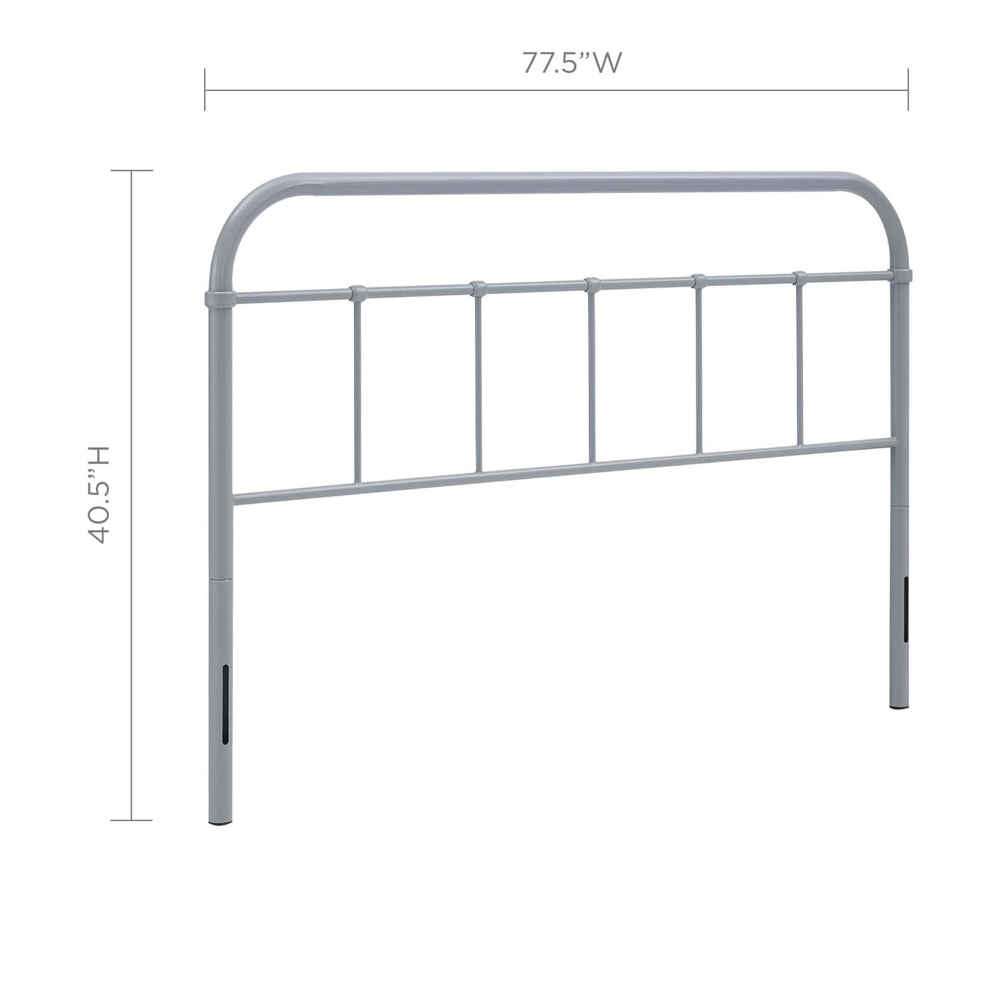 Serena King Steel Headboard