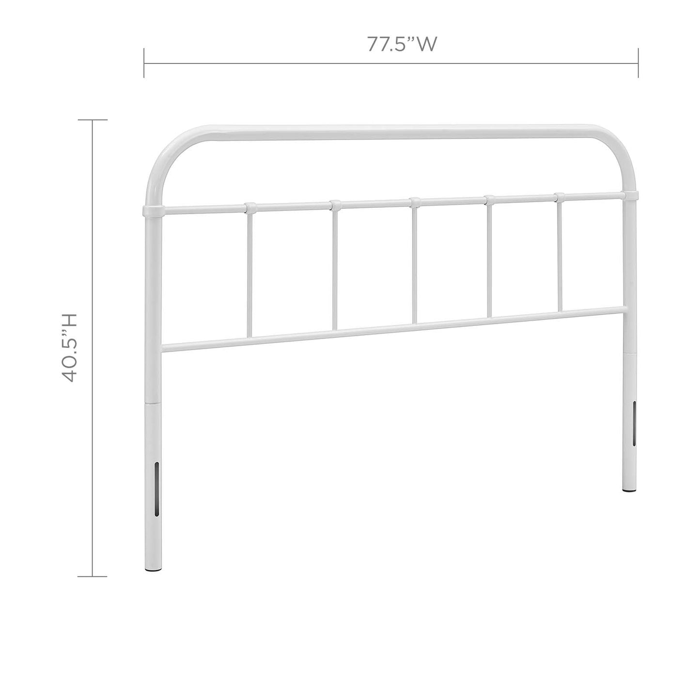 Serena King Steel Headboard