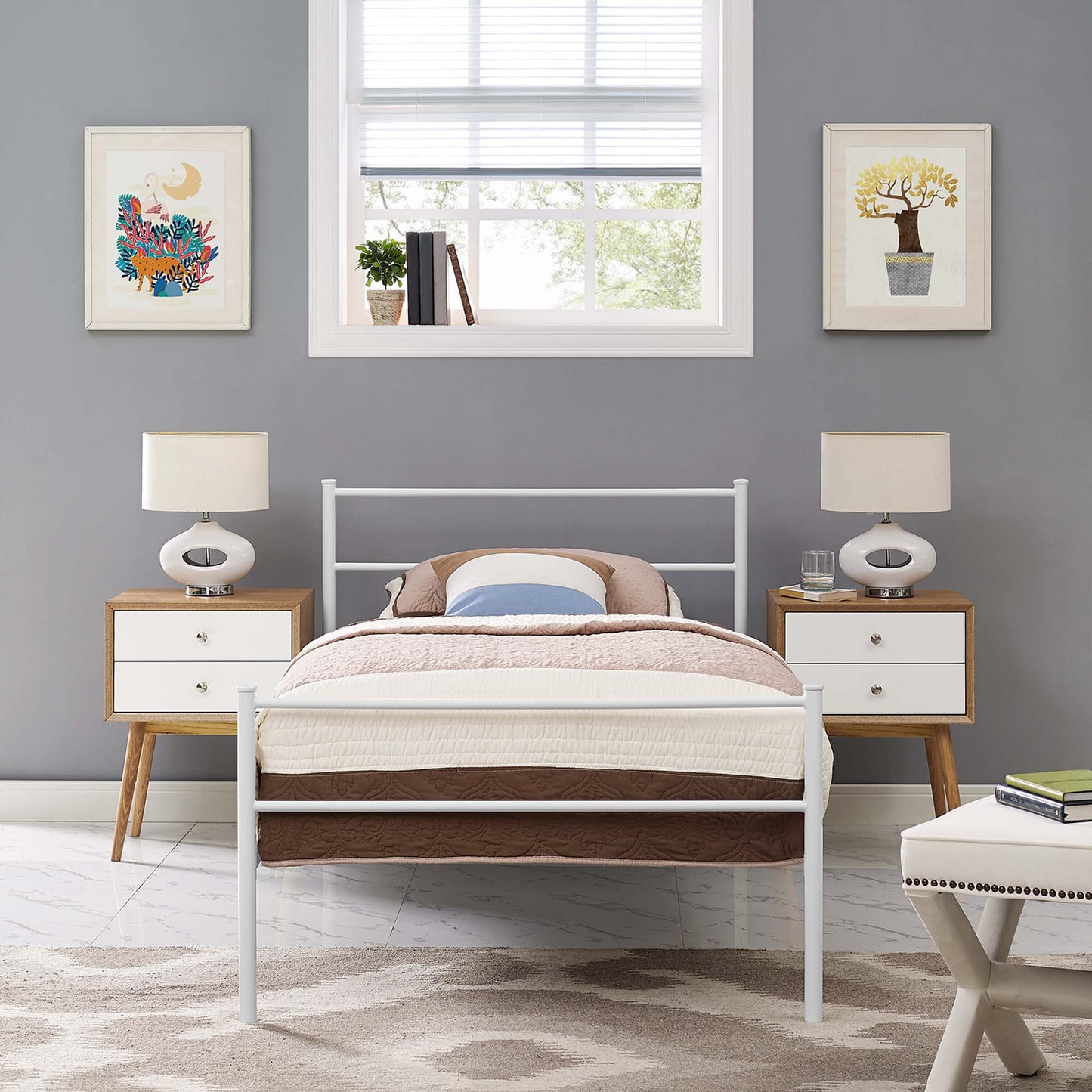 Alina Platform Twin Bed Frame