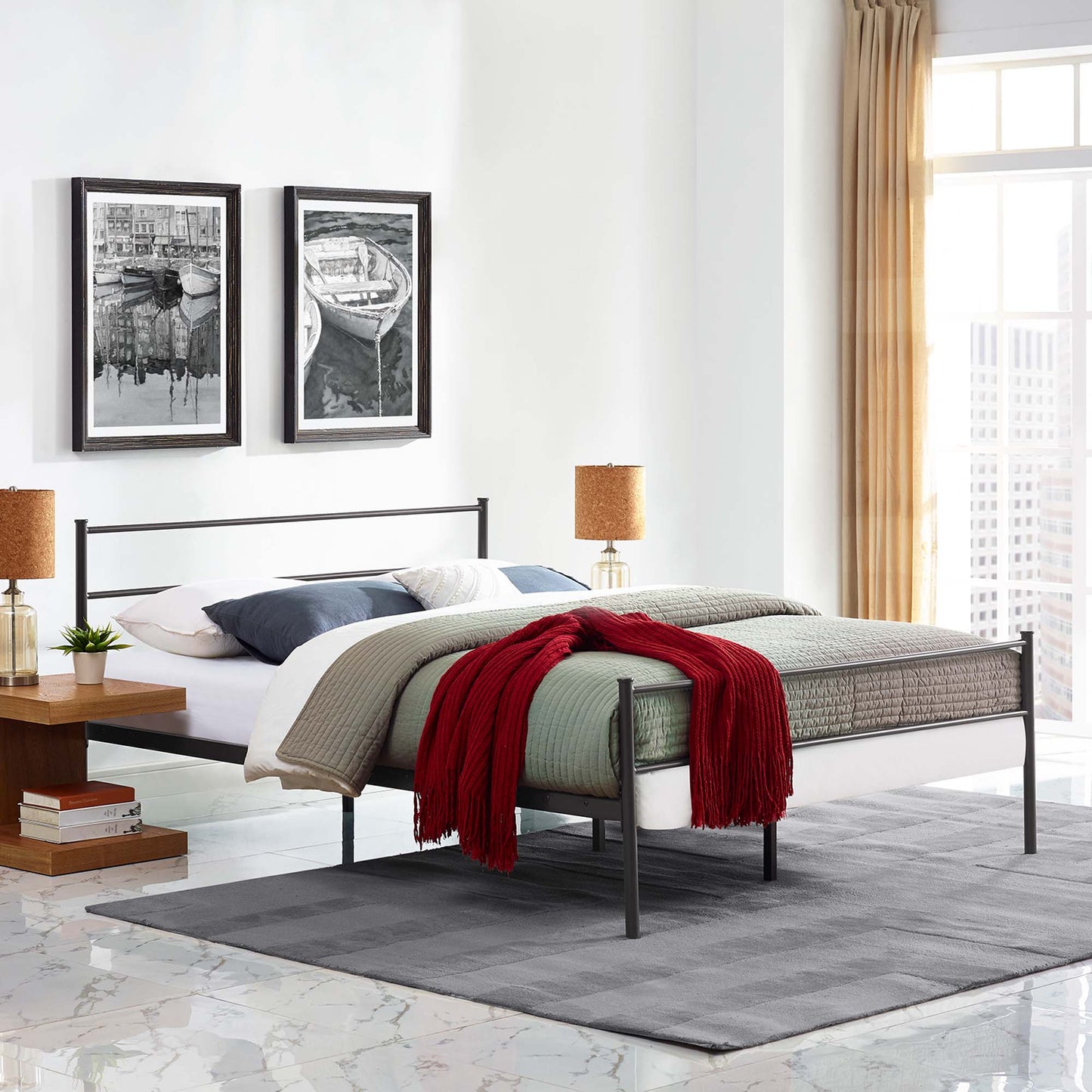 Alina Platform Queen Bed Frame