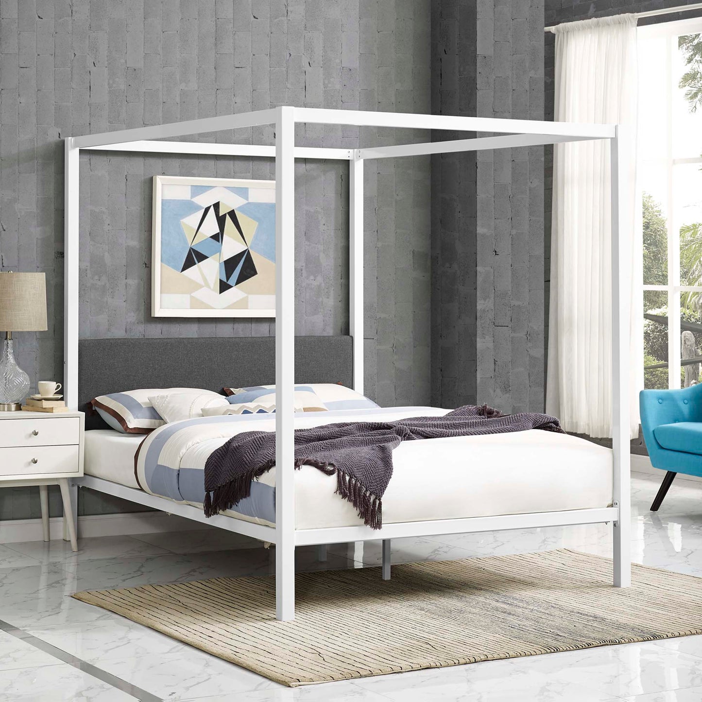 Raina Canopy Queen Bed Frame