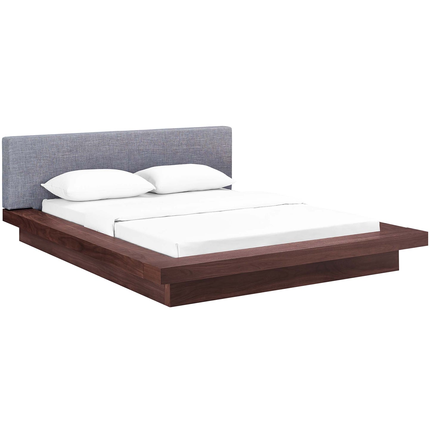 Lit plateforme Queen en tissu Freja de Modway