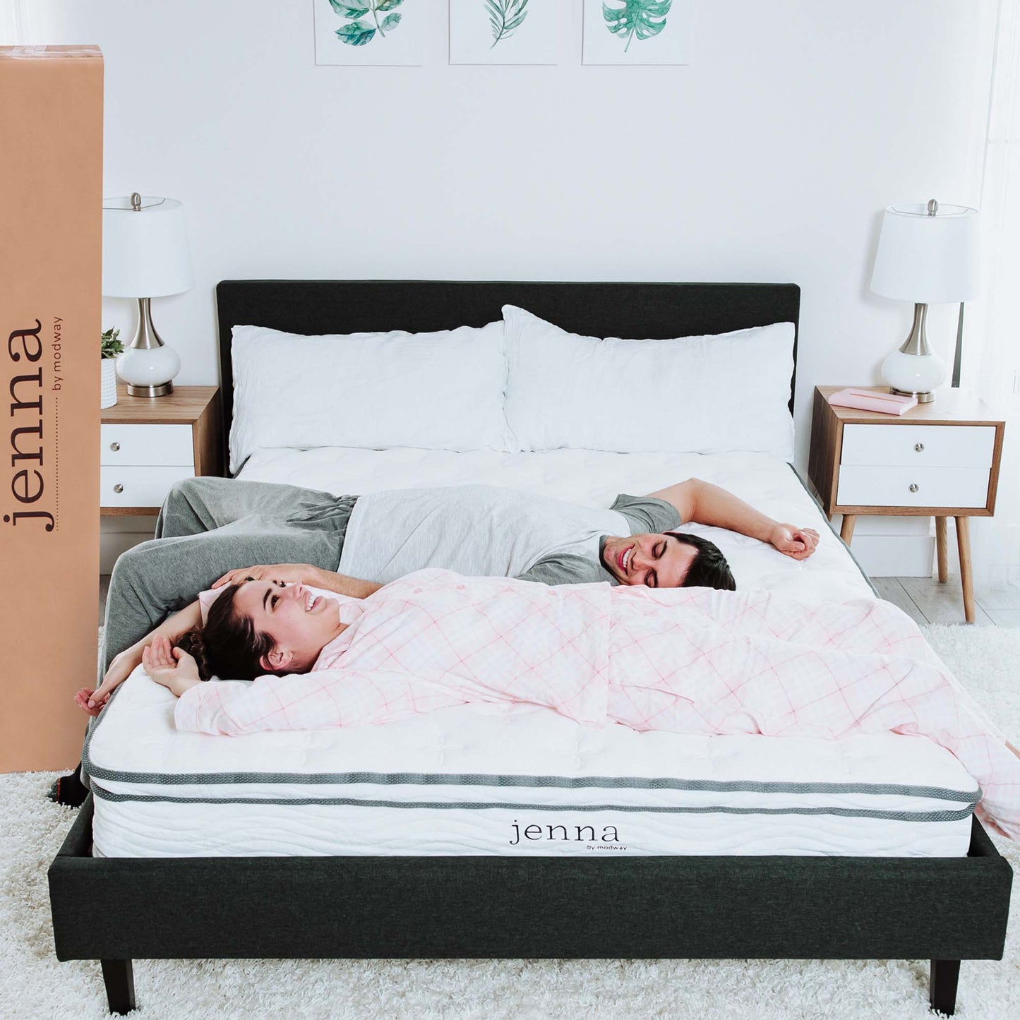 Jenna 10" Innerspring and Foam Queen Mattress