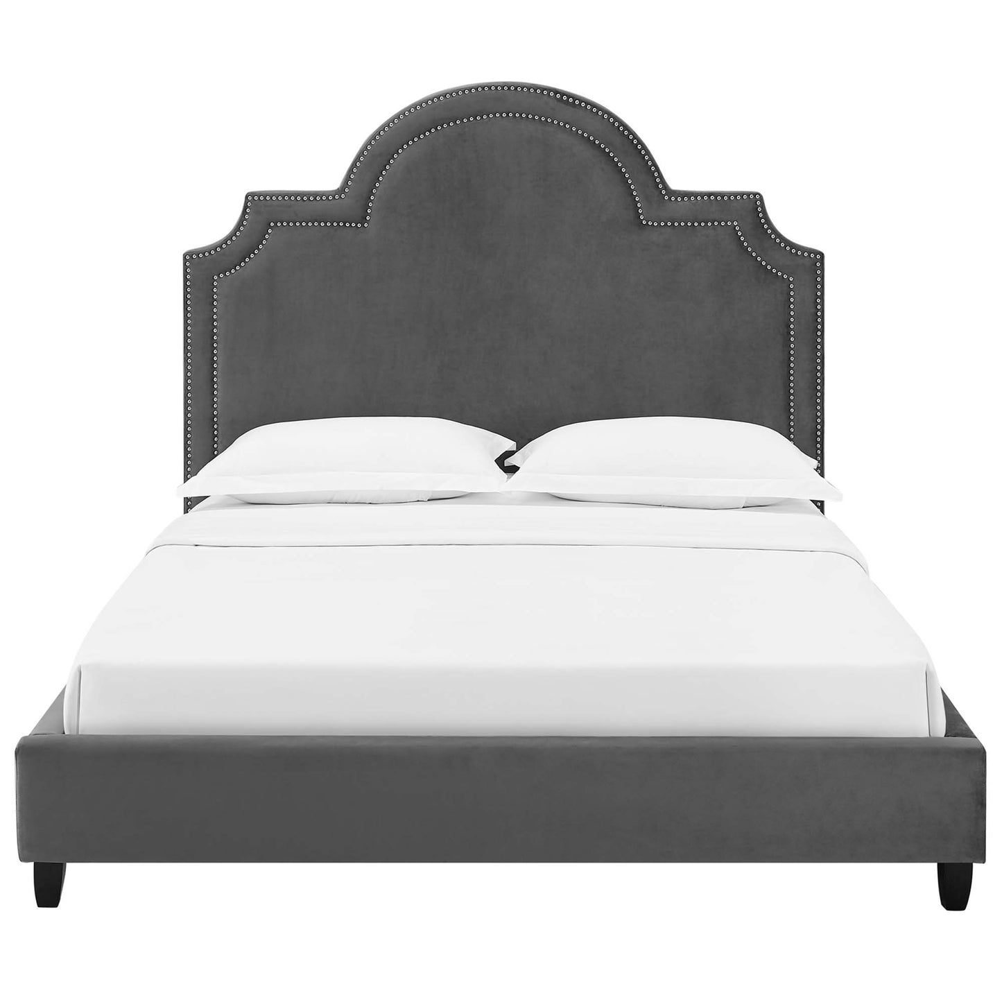 Primrose Performance Velvet Queen Platform Bed