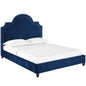 Primrose Performance Velvet Queen Platform Bed