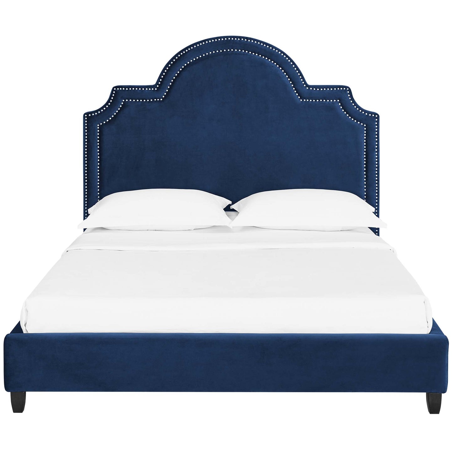 Primrose Performance Velvet Queen Platform Bed