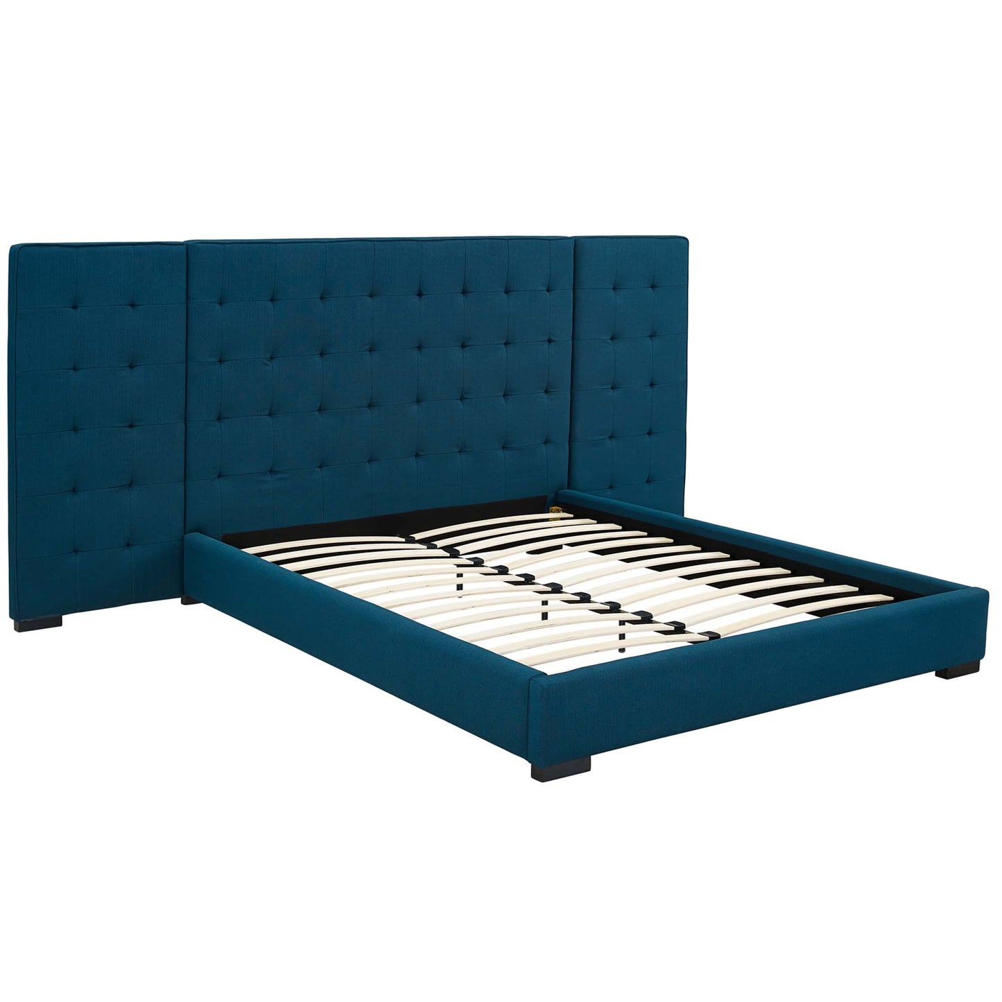 Sierra Upholstered Fabric Queen Platform Bed