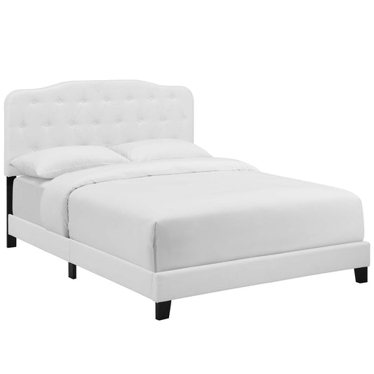 Amelia Upholstered Fabric Twin Bed